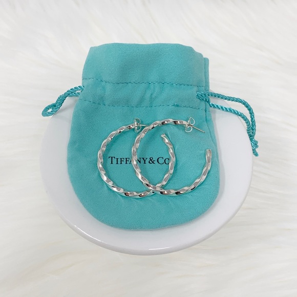 Tiffany & Co. Jewelry - Silver Hoop Earrings by Tiffany & Co.